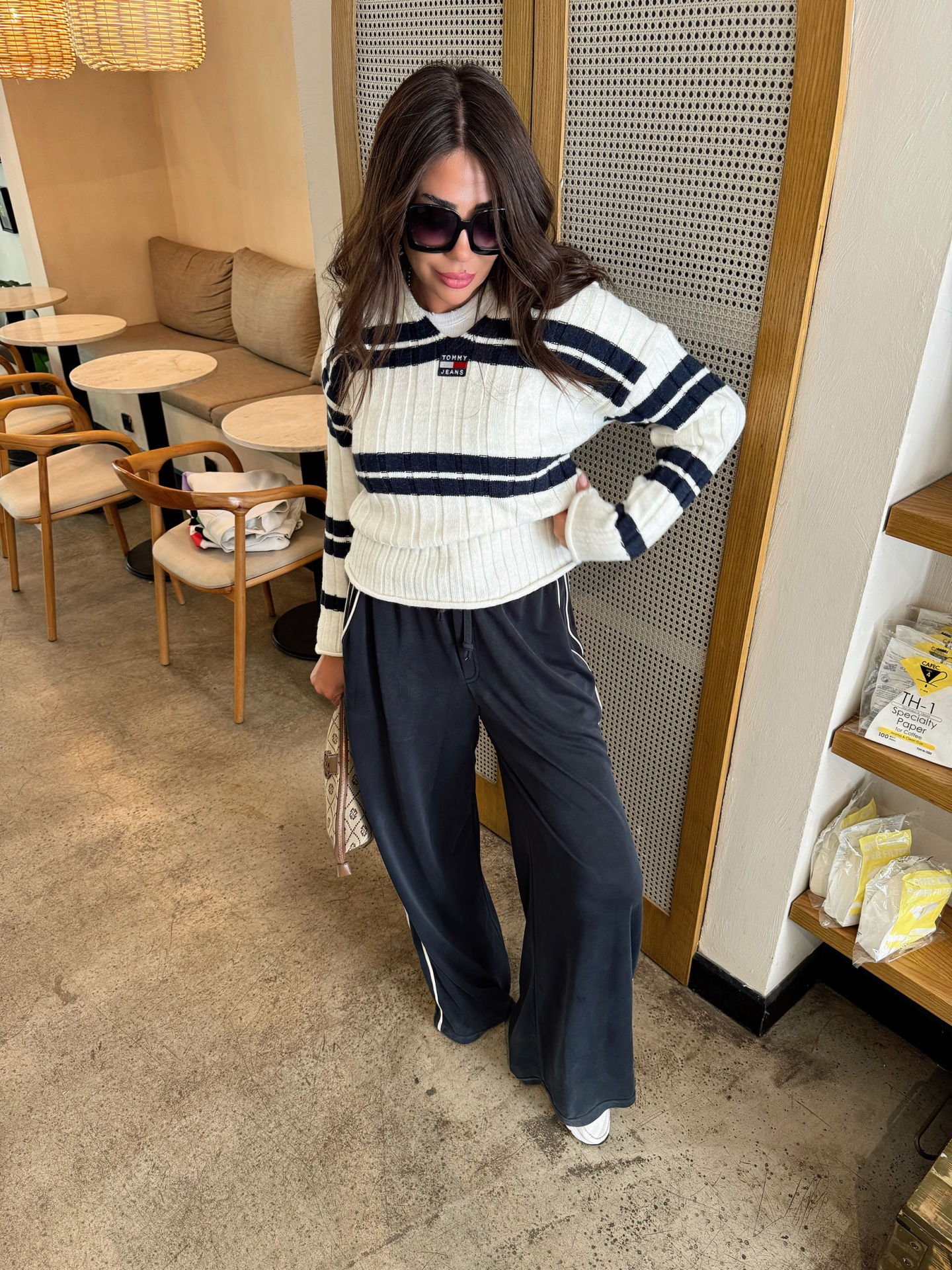 Laci çizgili Tommy triko