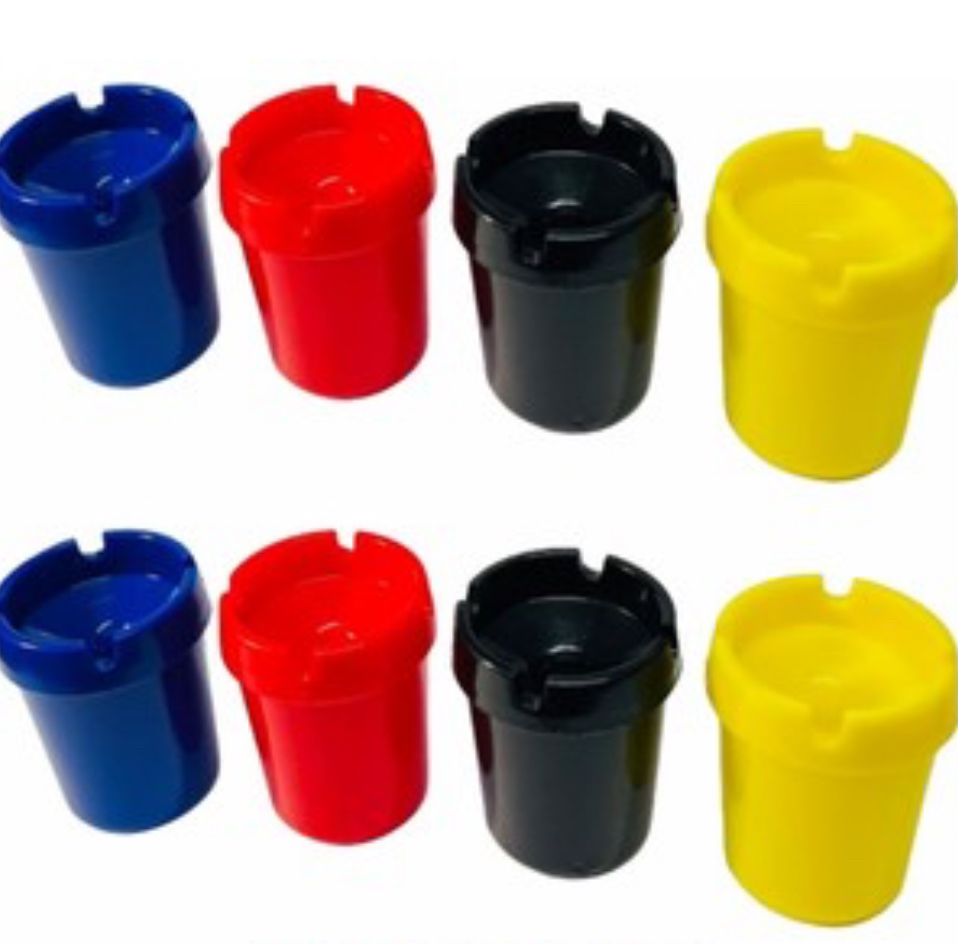 Kokusuz Yanmaz Plastik Küllük 4 Renk Çeşit