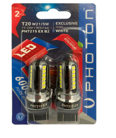 Photon T20 W21-5W Beyaz T20 Çift Devre Led Blister