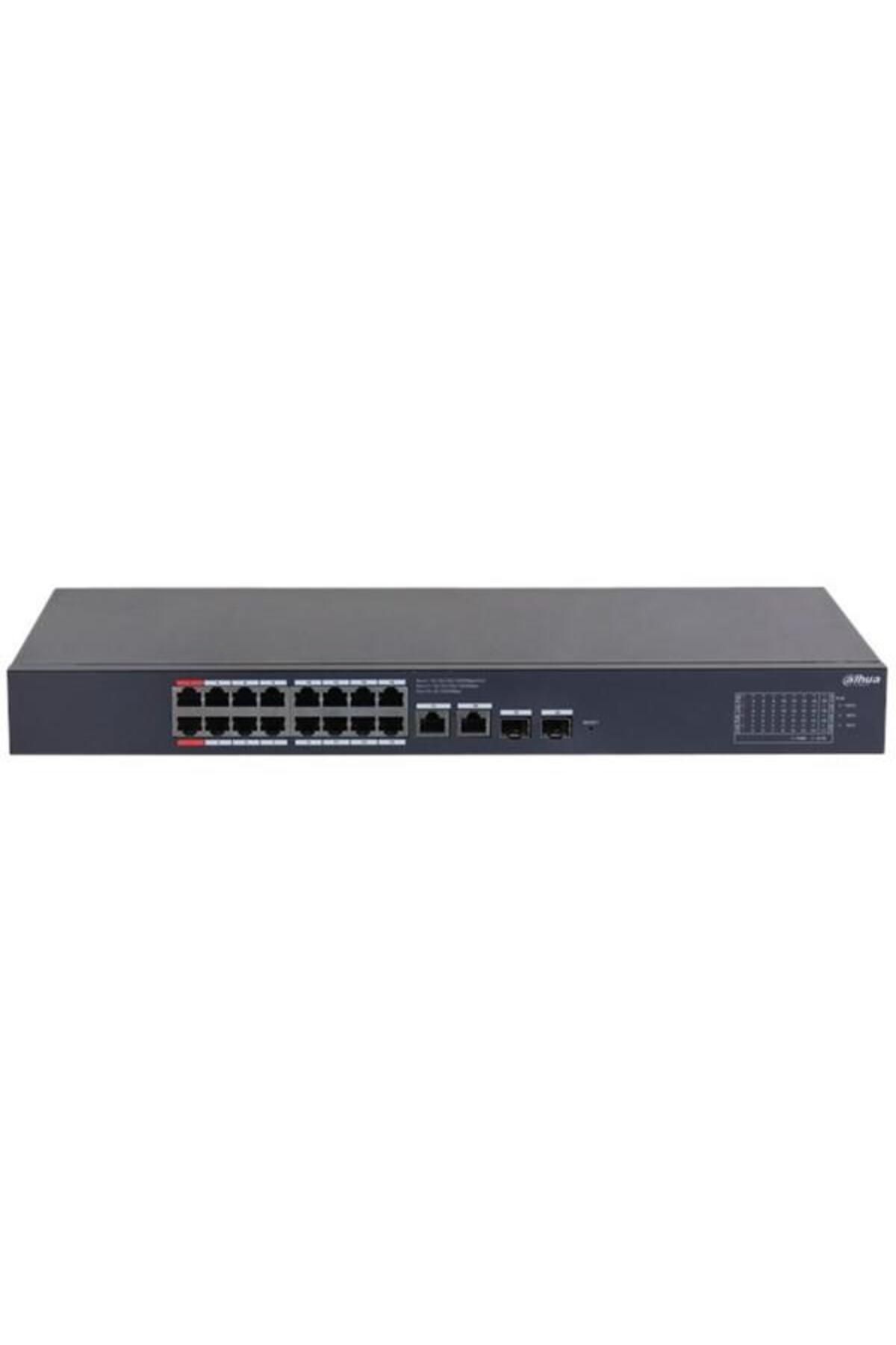 DAHUA CS4220-16GT-240 16 PORT 16XGE-2XGE-2XGE/SFP BULUT YÖNETİLEBİLİR 240W POE SWİTCH