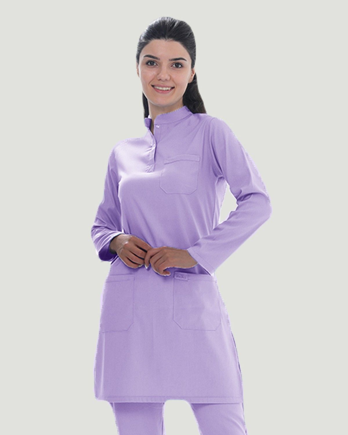 TEK ÜST U- FLEX LİKRALI TESETTÜR M - Lila