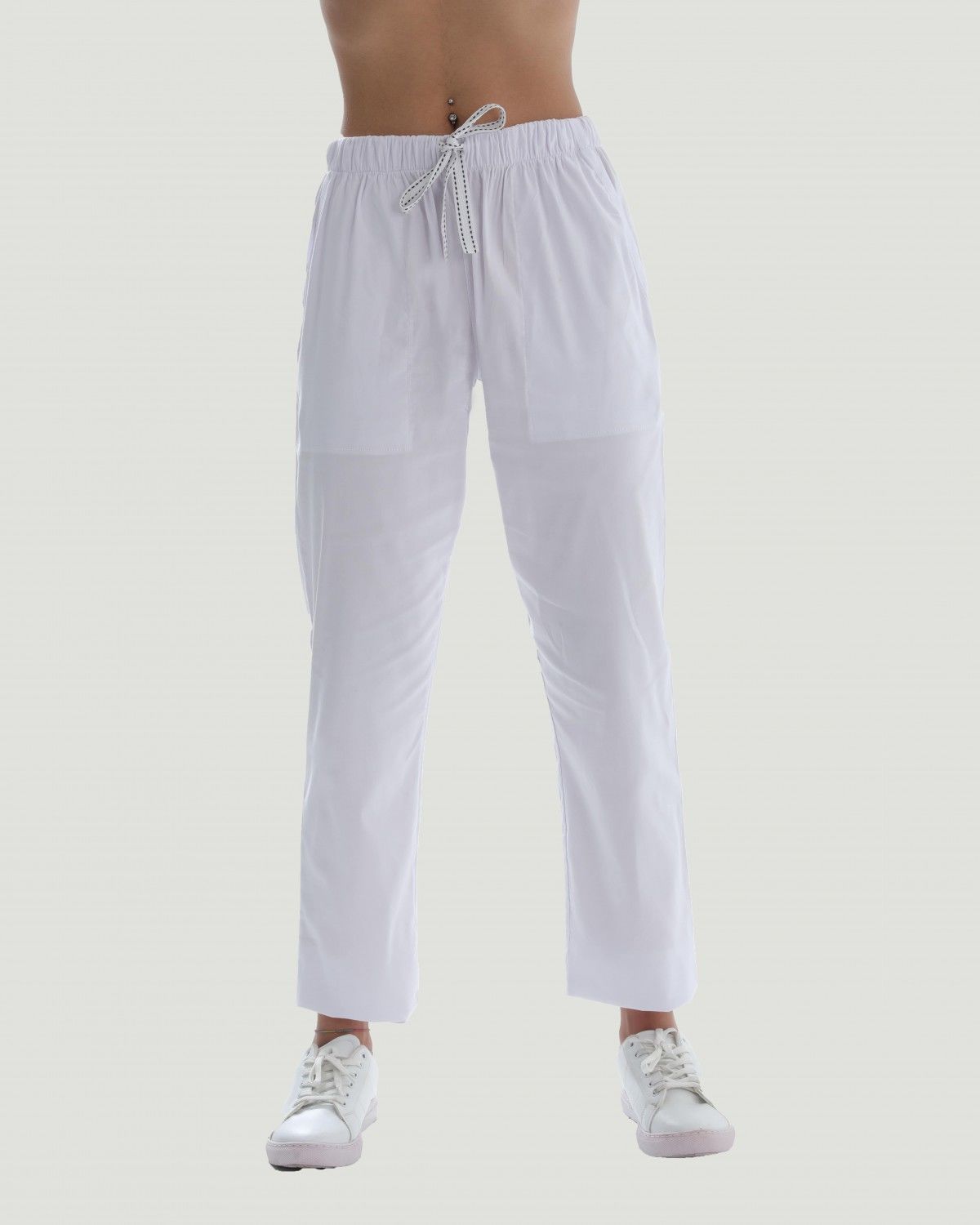 LİKRALI U-FLEX KADIN PANTOLON Beyaz - XL