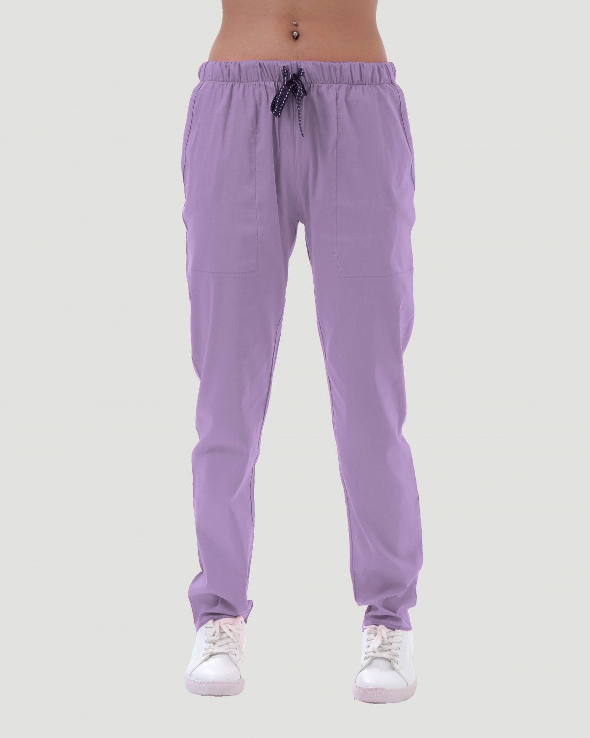 TERİKOTON KADIN PANTOLON (İNCE KUMAŞ ) S - Lila