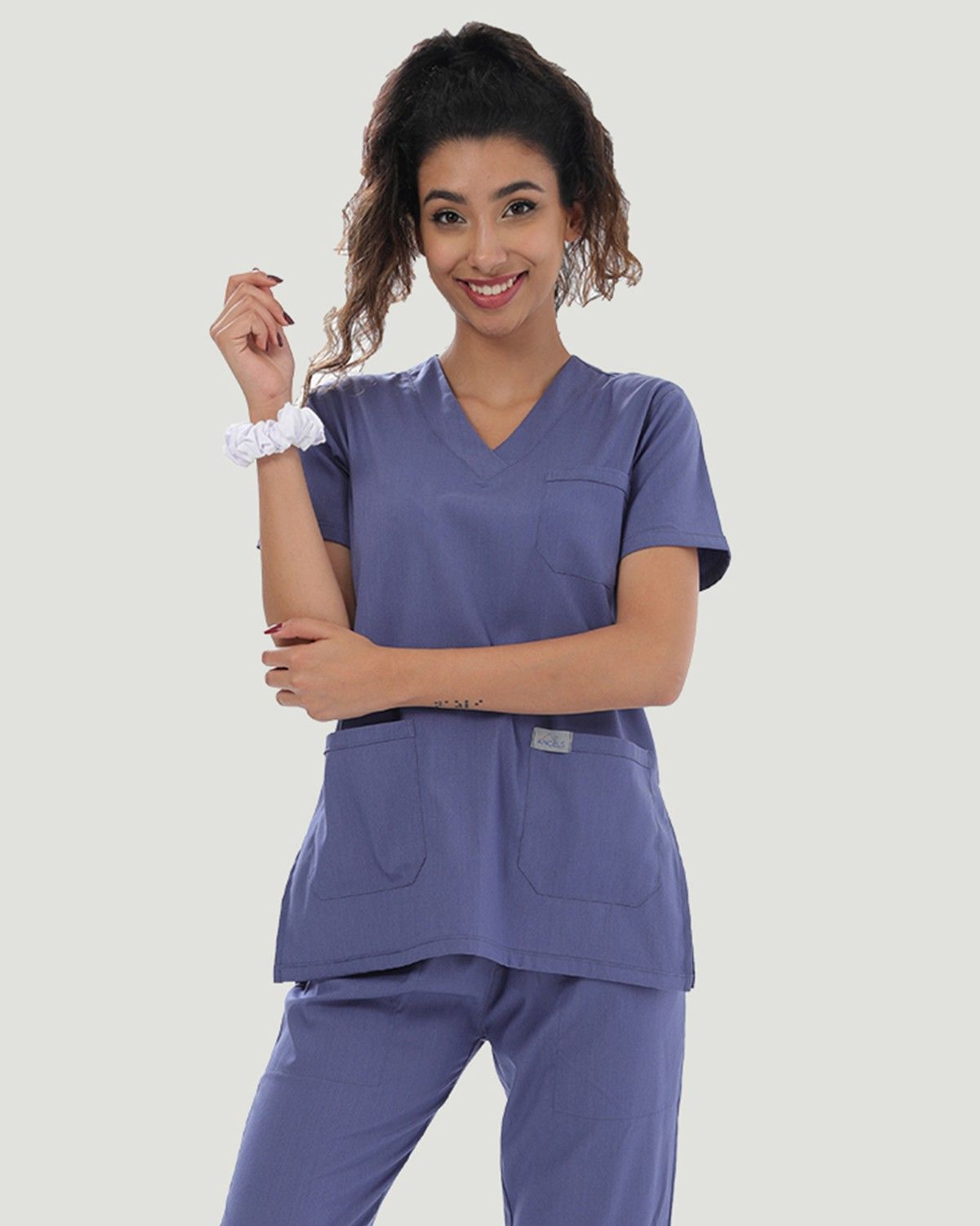 CORE FLEX LİKRALI KADIN CERRAHİ TAKIM M - Havacı Mavi