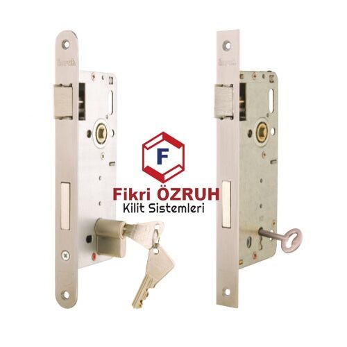 ÖZRUH 45 mm PASLANMAZ T9 SİLİNDİRLİ KİLİ
