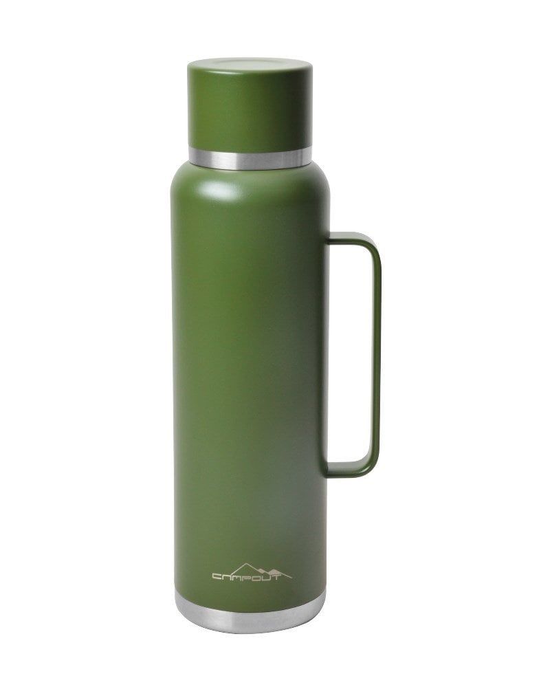 NURGAZ Campout Çift Katmanlı Termos 1500ml Yeşil