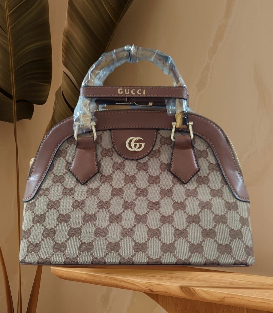 GUCCİ KÜÇÜK G DESENLİ BAYAN ÇANTA VİZON KAHVE
