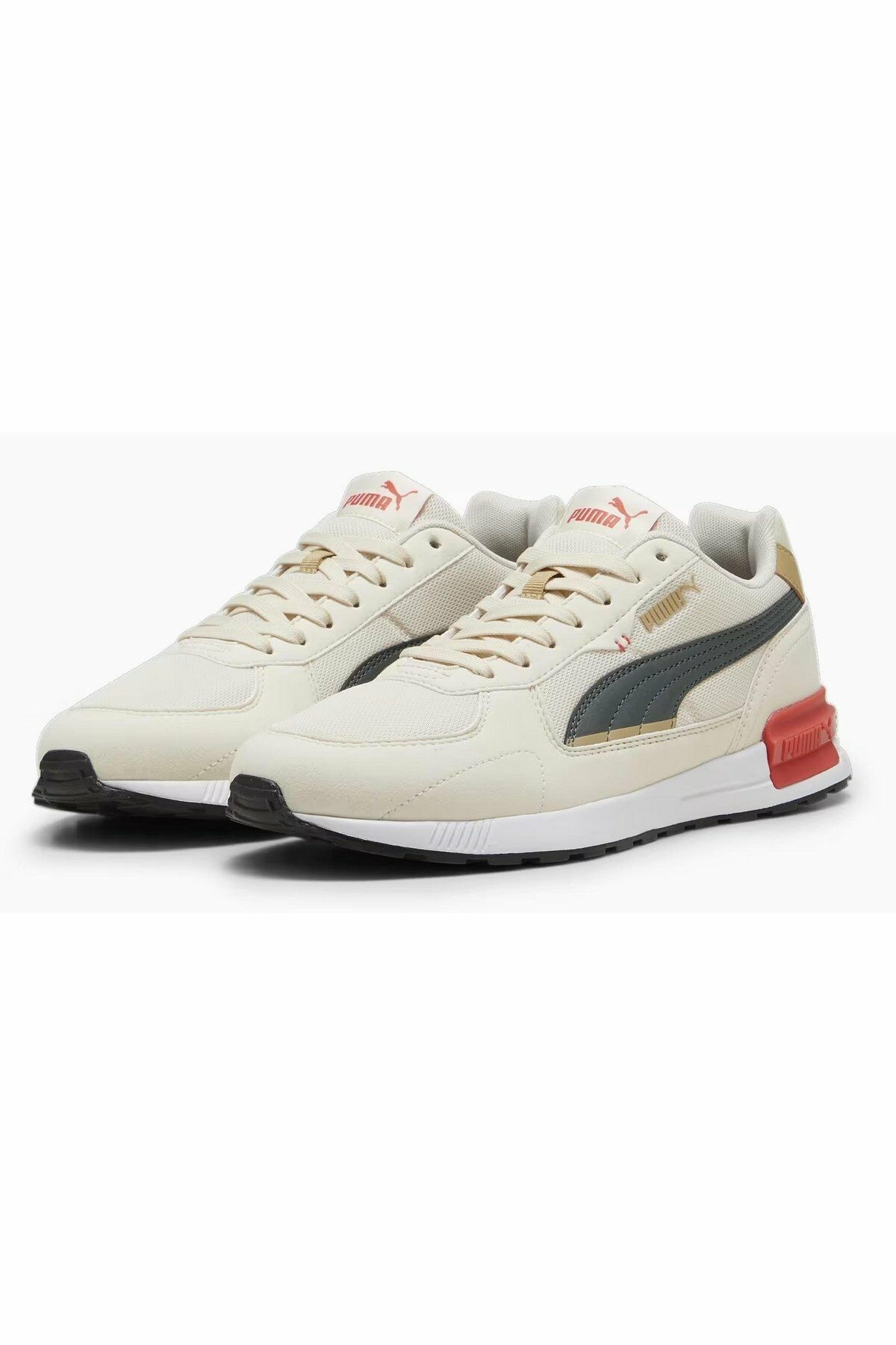 Puma Graviton Alpine-Snow Gray-Prairie Tan Erkek Spor Ayakkabı 38073852 45