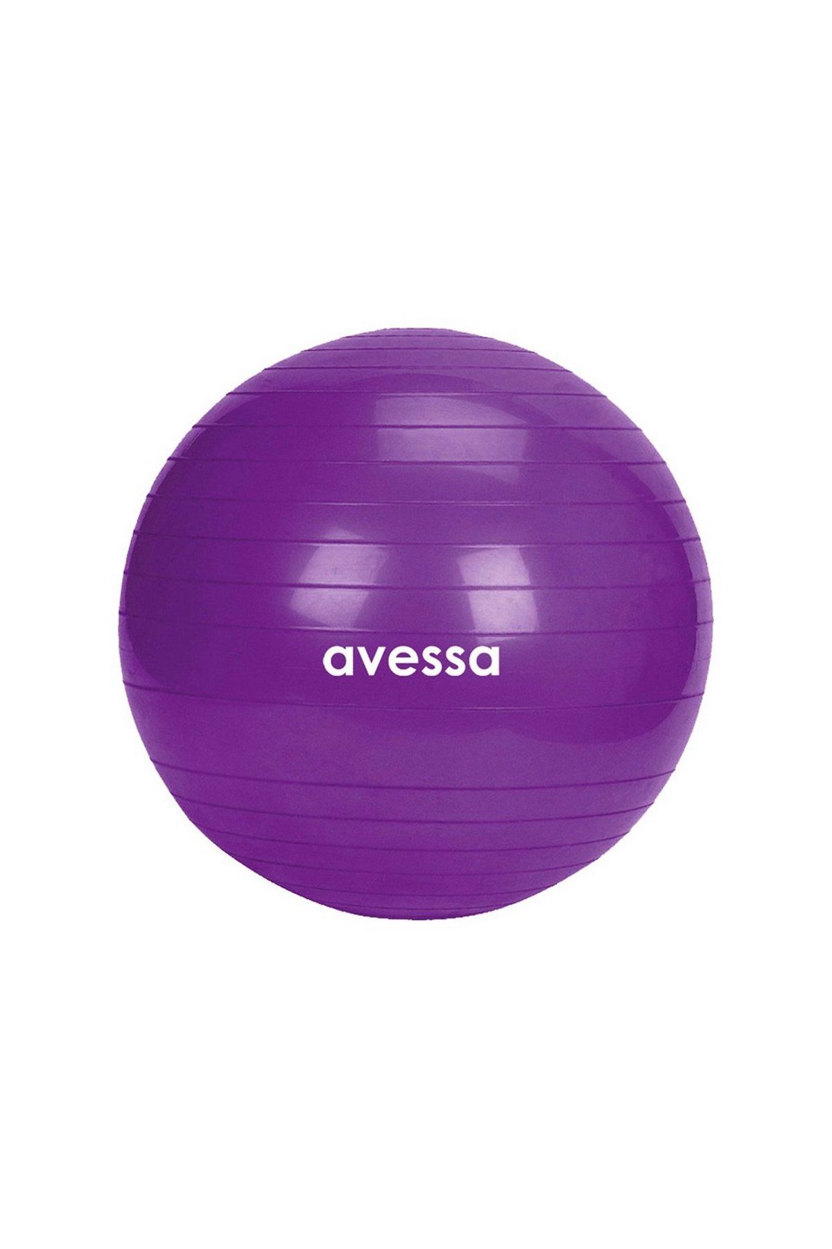 Avessa PLT-55 Poşetli 55 cm Pilates Topu Mor