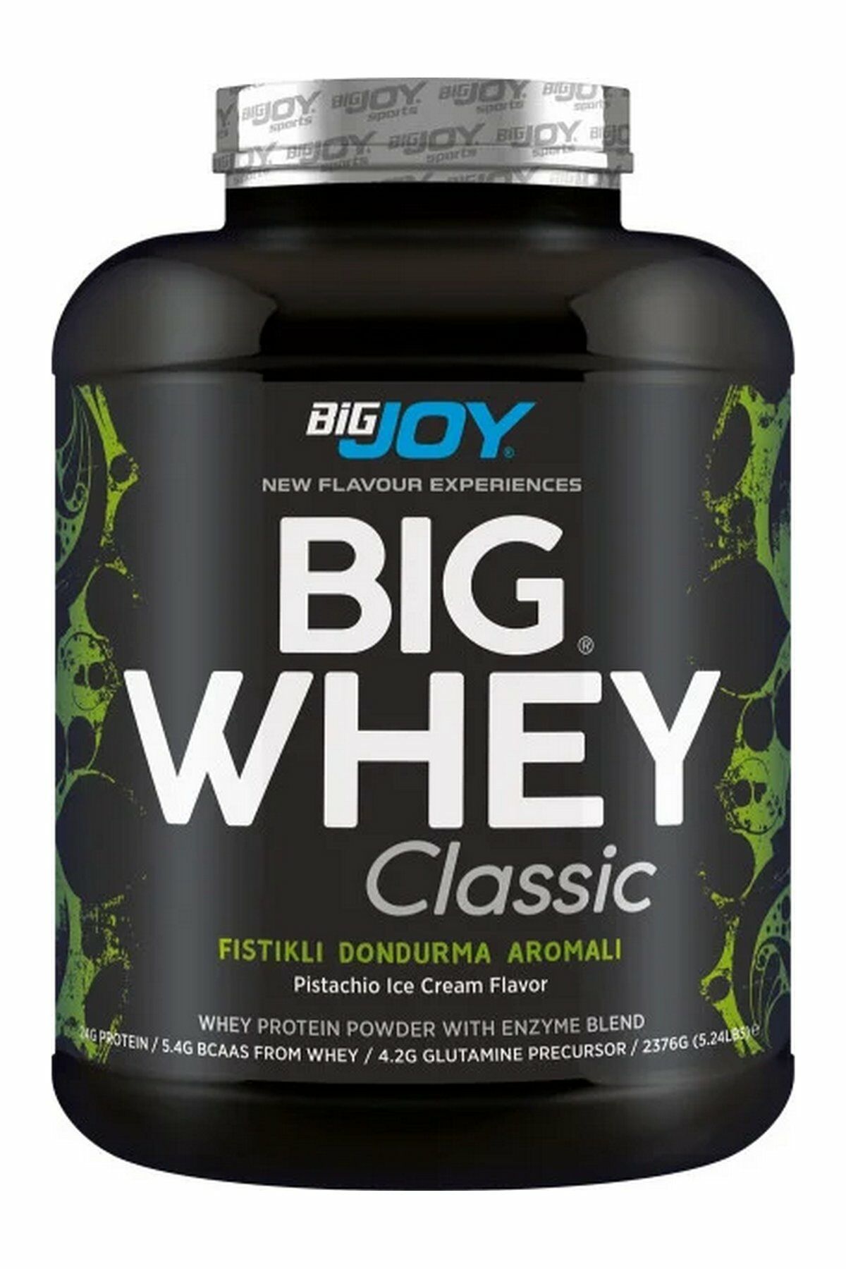 BigJoy Sports BigWhey Classic Antep Fıstıklı Dondurma Aromalı 2376g 72 Servis