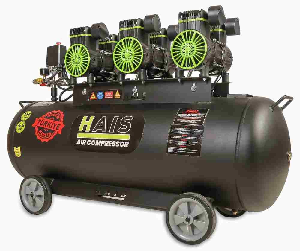 HAIS 100 Litre 4,5 Hp Sessiz Hava Kompresörü