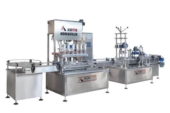 ADK 345 ECO Limonata Dolum Makinası Kapaklama-Etiketleme