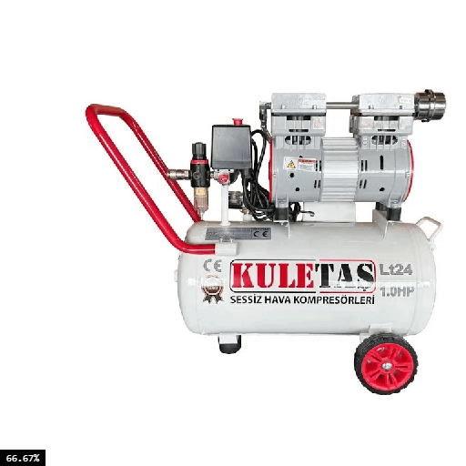 Kuletaş 8 bar 1 HP 24 LT Yağsız ve Sessiz Kompresör