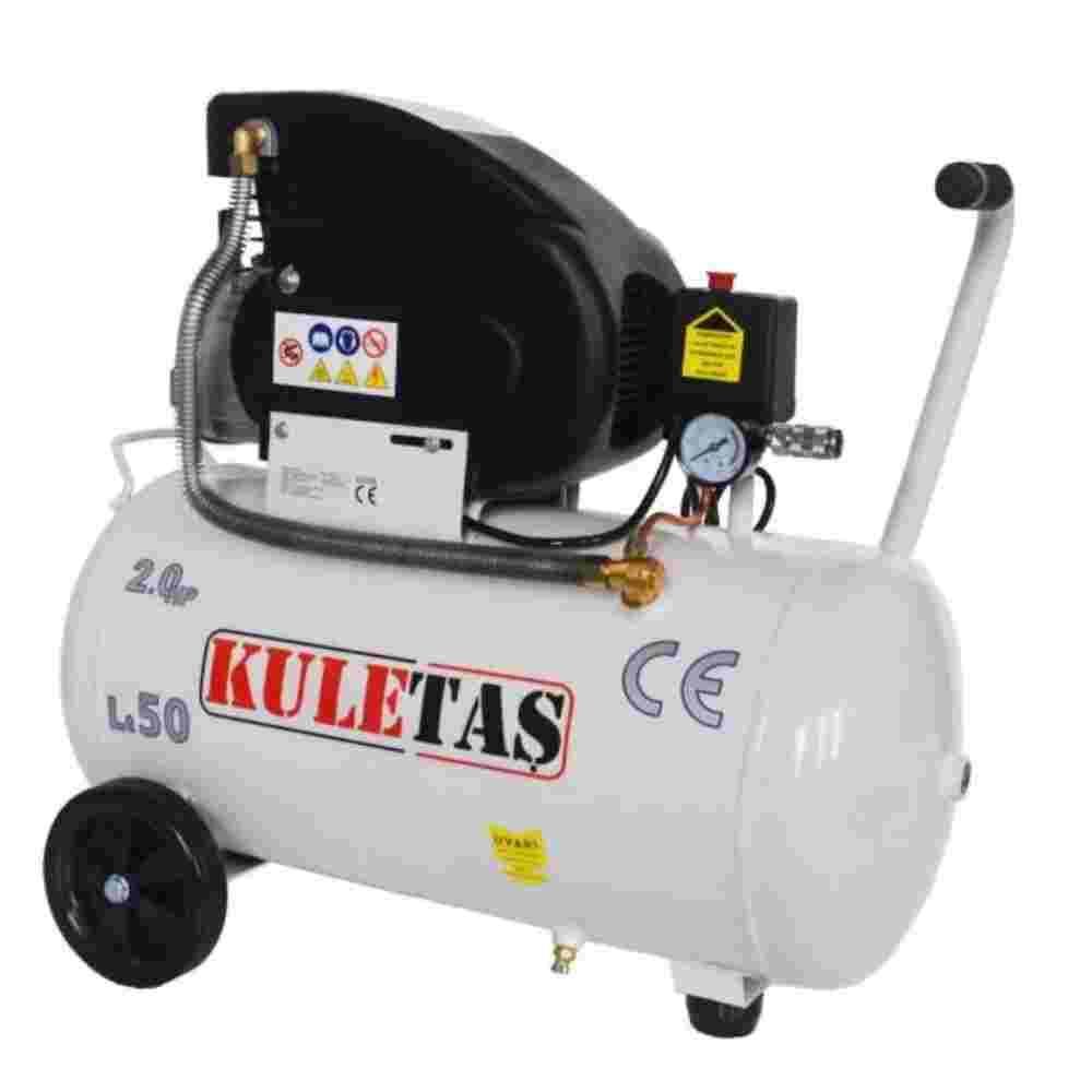 Kuletaş 2 Hp 50 lt 8 Bar Basınçlı Pistonlu Hava Kompresörü