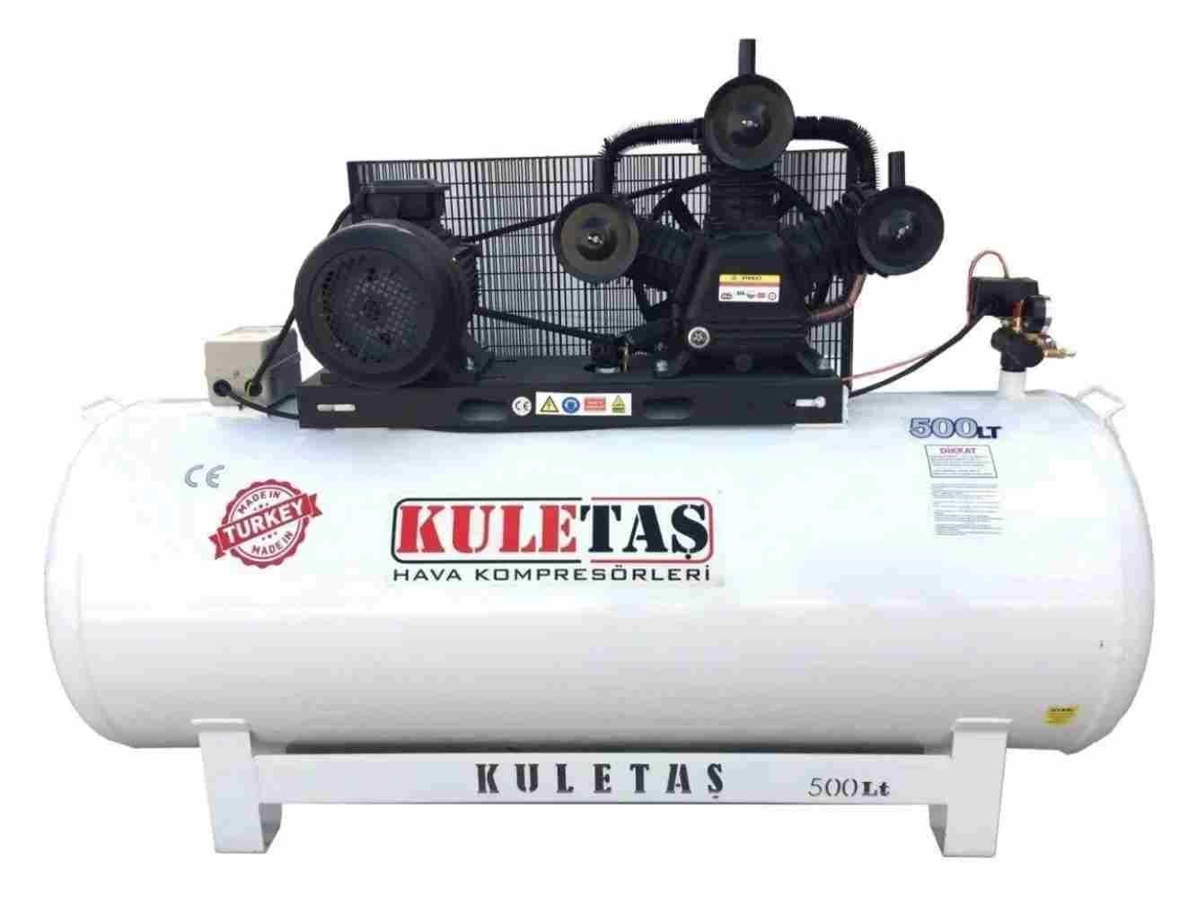Kuletaş 10 Hp 600 lt 8 Bar Yağlı Basınçlı Pistonlu Hava Kompresörü