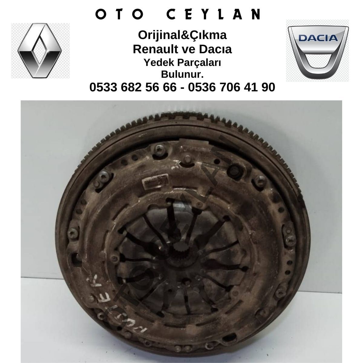 123003948R 123108271R Clıo 3 Volant 6 vites K9K 137 Diş Çıkma Orijinal