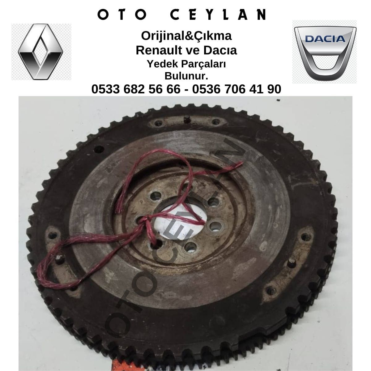 7700598735 Clıo Volant 1.4 K7J E7J Çıkma Orijinal 122 Diş