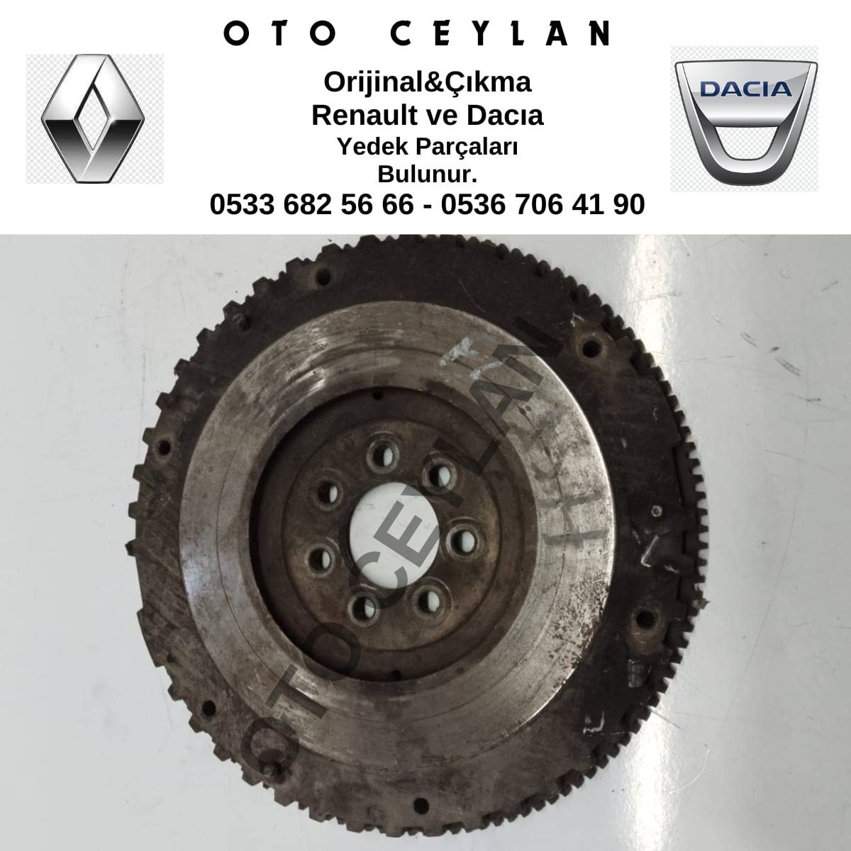 7700598580 R.19 R.11 Volant 1.8 1.7 8V Çıkma Orijinal 124 Diş