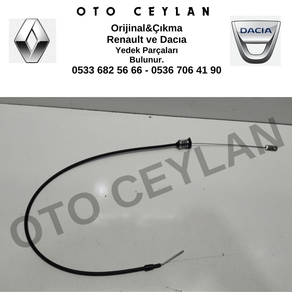CAV 1403005 Renault 12 Gaz Teli Geçmeli Sıfır Cavo Marka