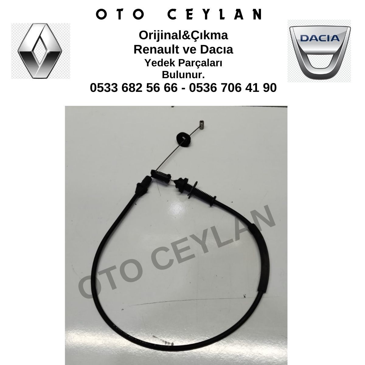 8200215959 Logan 2004 Gaz Teli Sıfır Orijinal