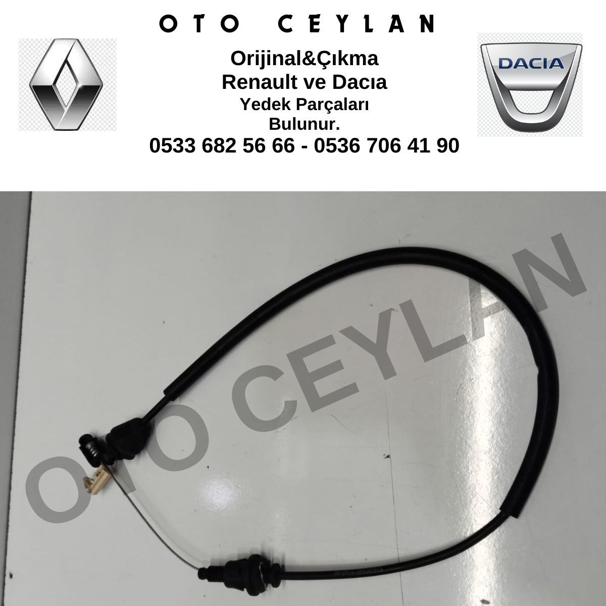 099301913 Kango Gaz Teli Sıfır Yan Sanayi