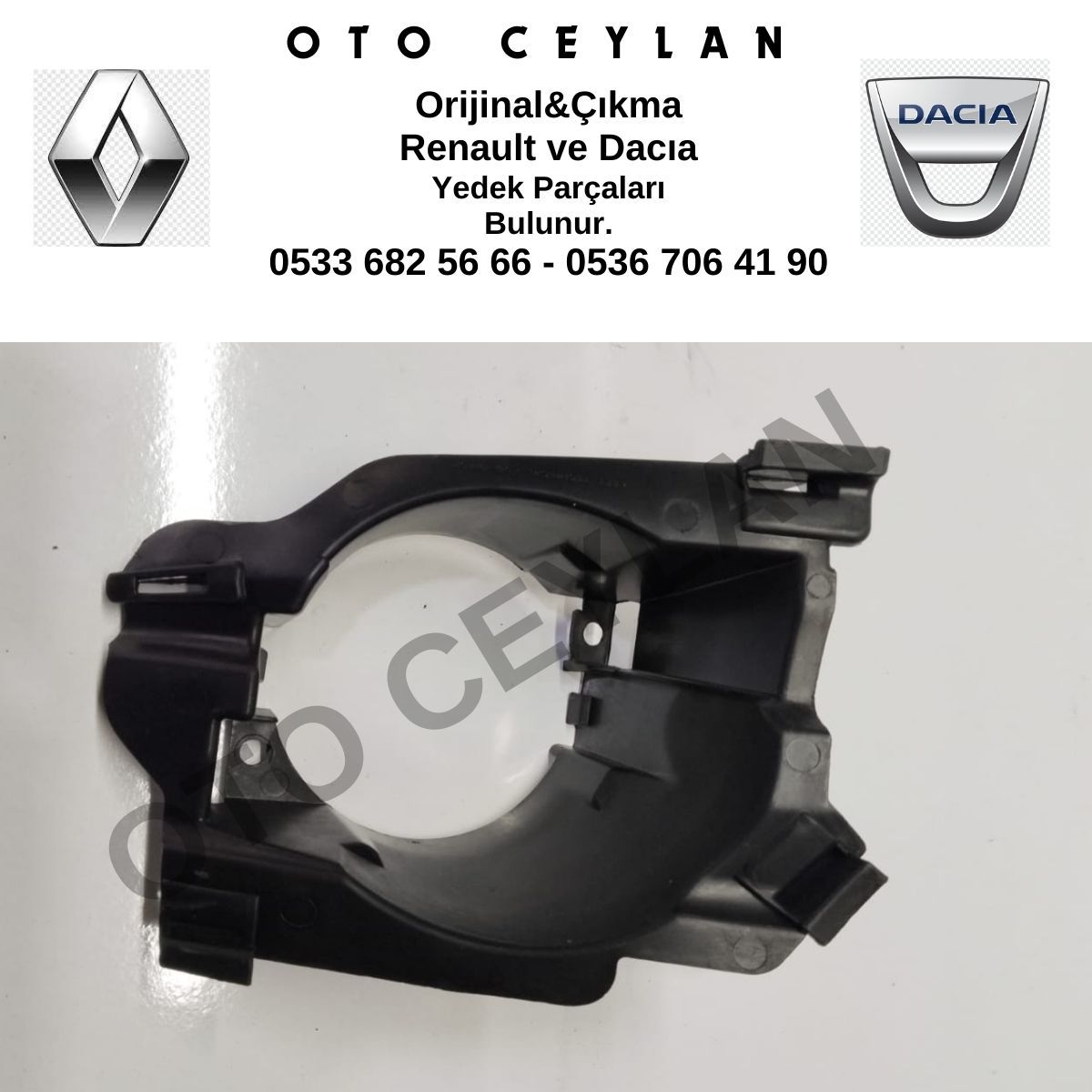 8200752827 DAC09LO016 Logan Ön Sol Sis Far Yuvası Sıfır Yan Sanayi