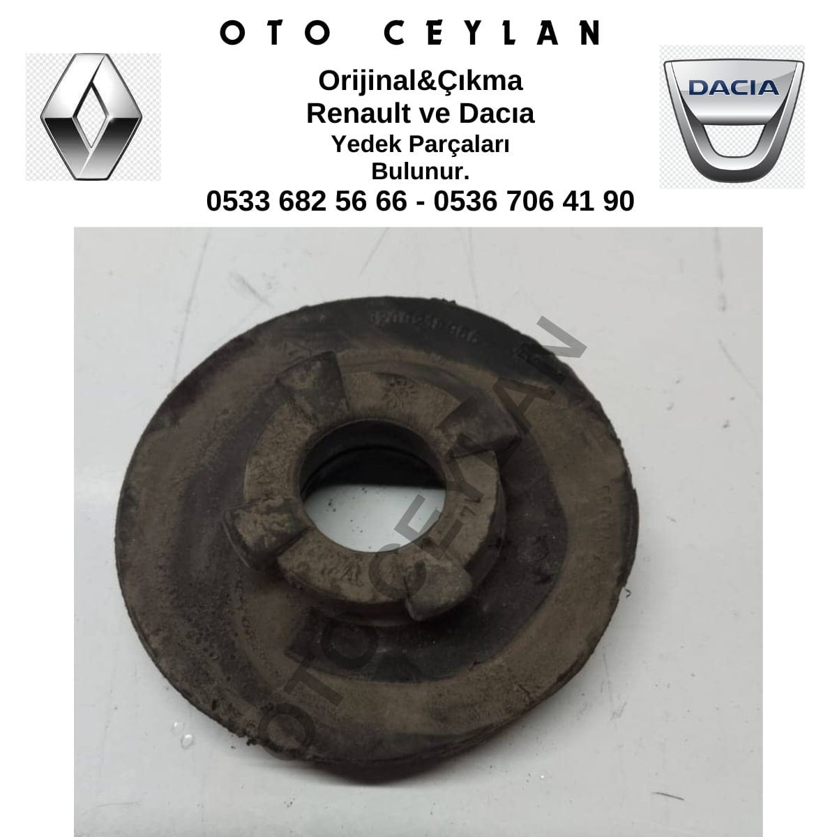8200218906 Clıo 3 Captur Arka Helezon Üst Takozu Çıkma Orijinal