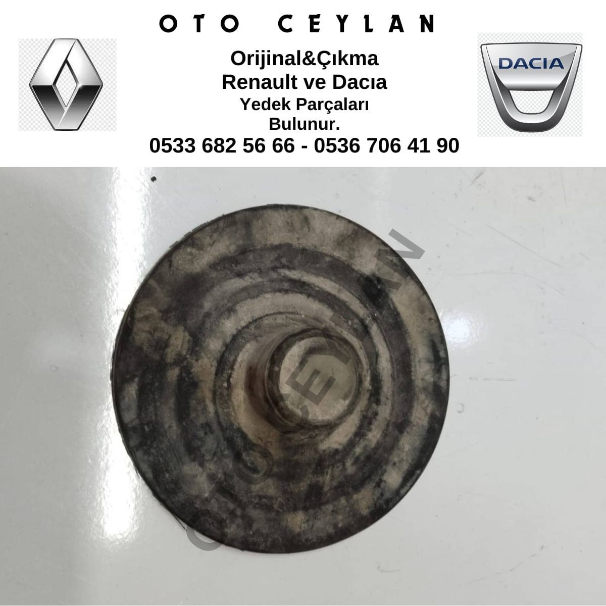 8200455882 Kangoo Arka Amortisör Alt Lastiği Çıkma Orijinal