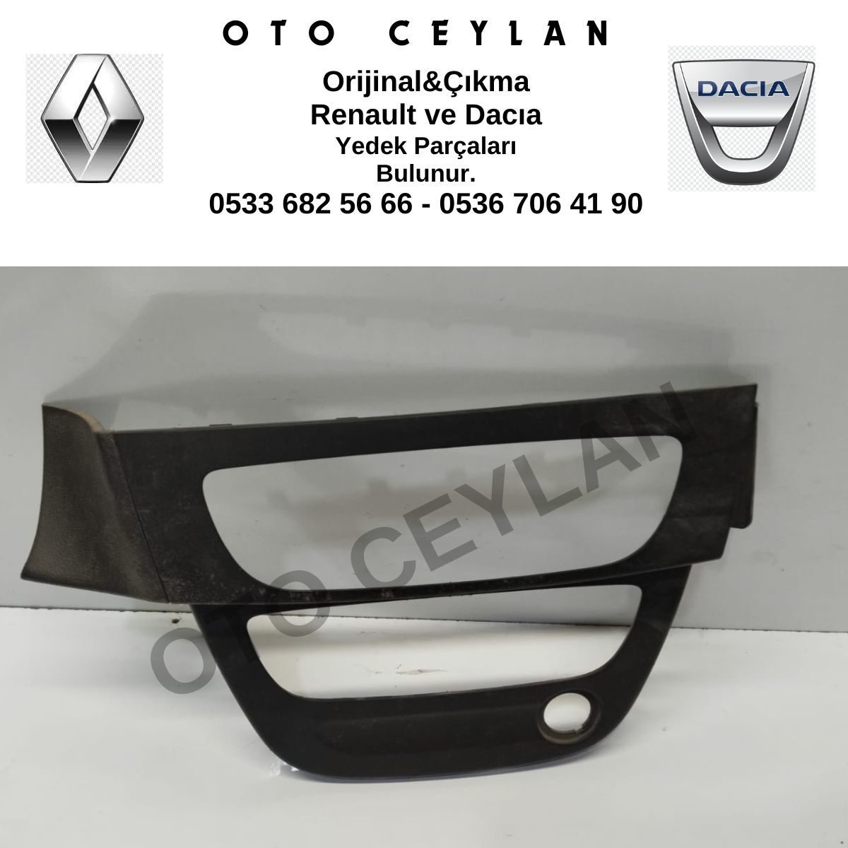 Megane 3 Fluence Kalorifer Kumanda Sportu Radyo Teyp Çerçevesi Orijinal Çıkma