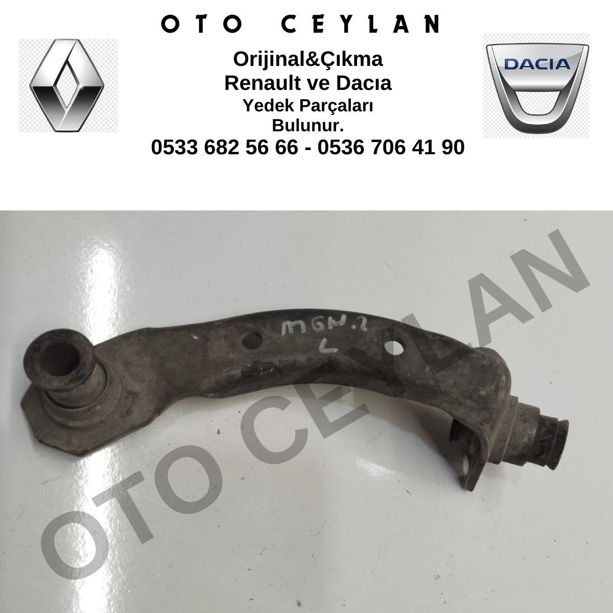 8200197453 Megane 2 Motor Beşik Askı Kolu Sol Orijinal Çıkma