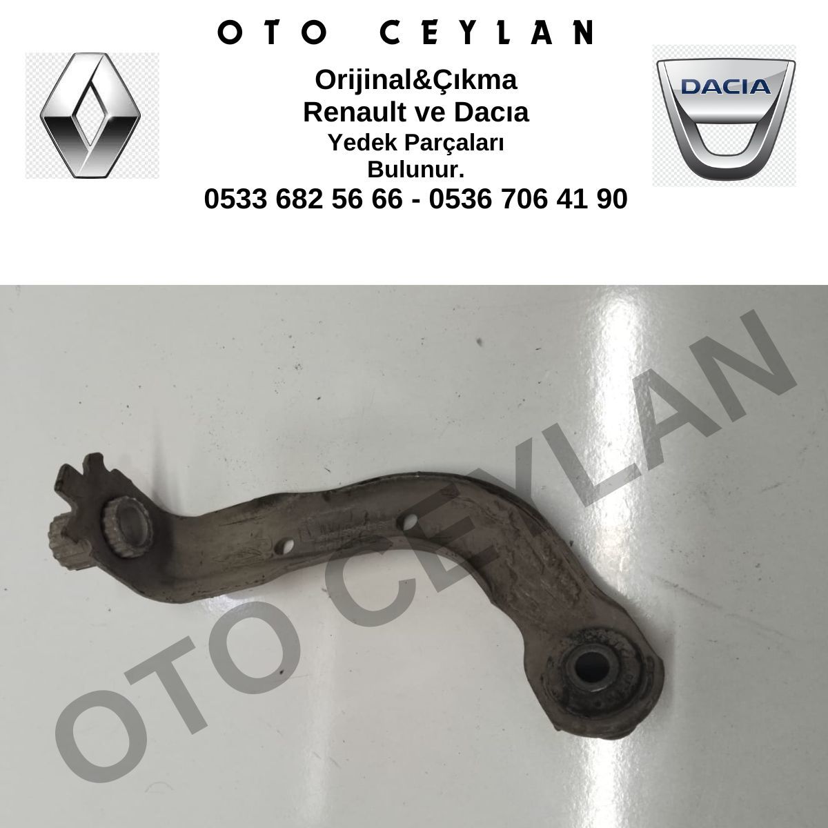 543171370R Clio 4 Motor Beşik Askı Kolu Sağ Orijinal Çıkma