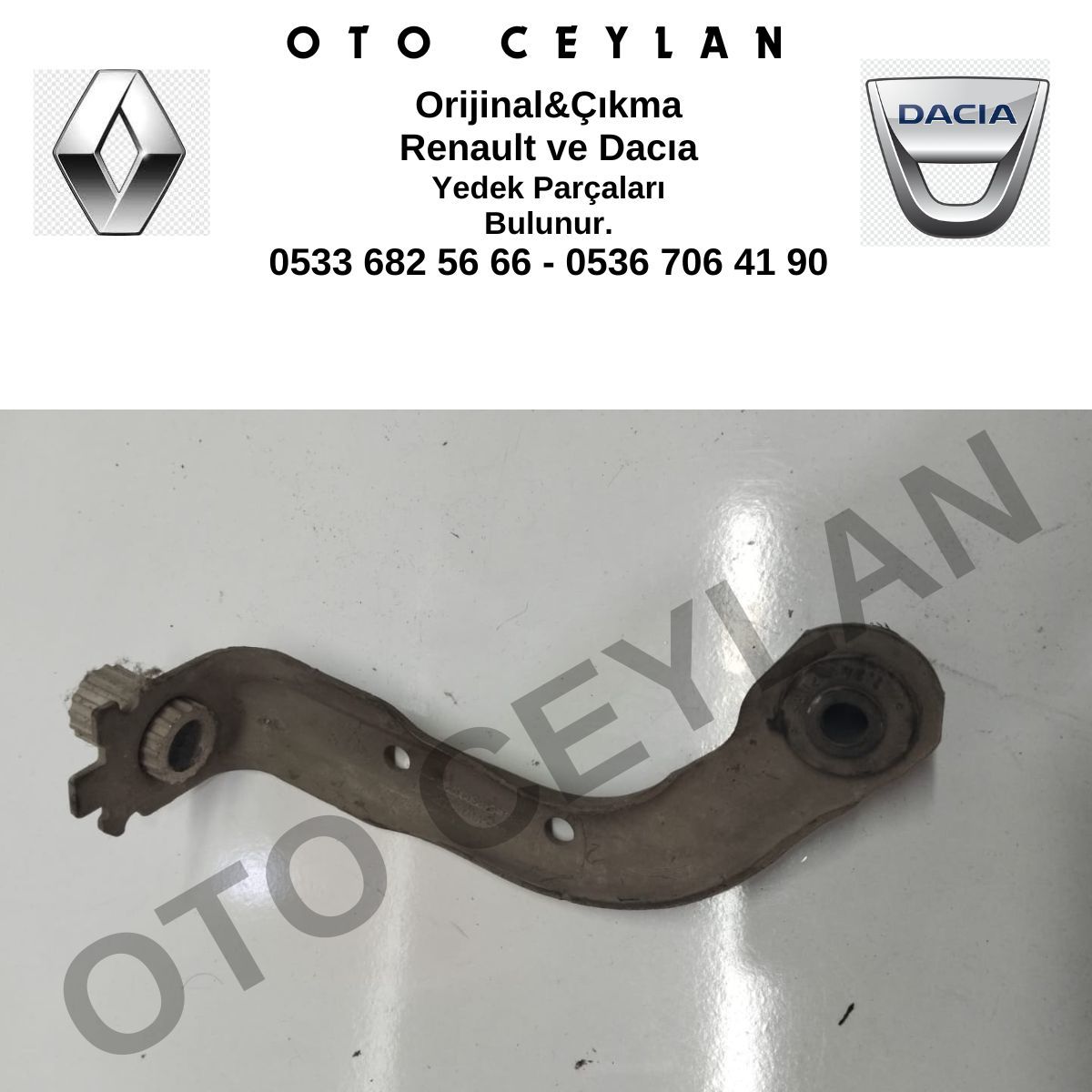543170605R Clio 4 Motor Beşik Askı Kolu Sol Orijinal Çıkma