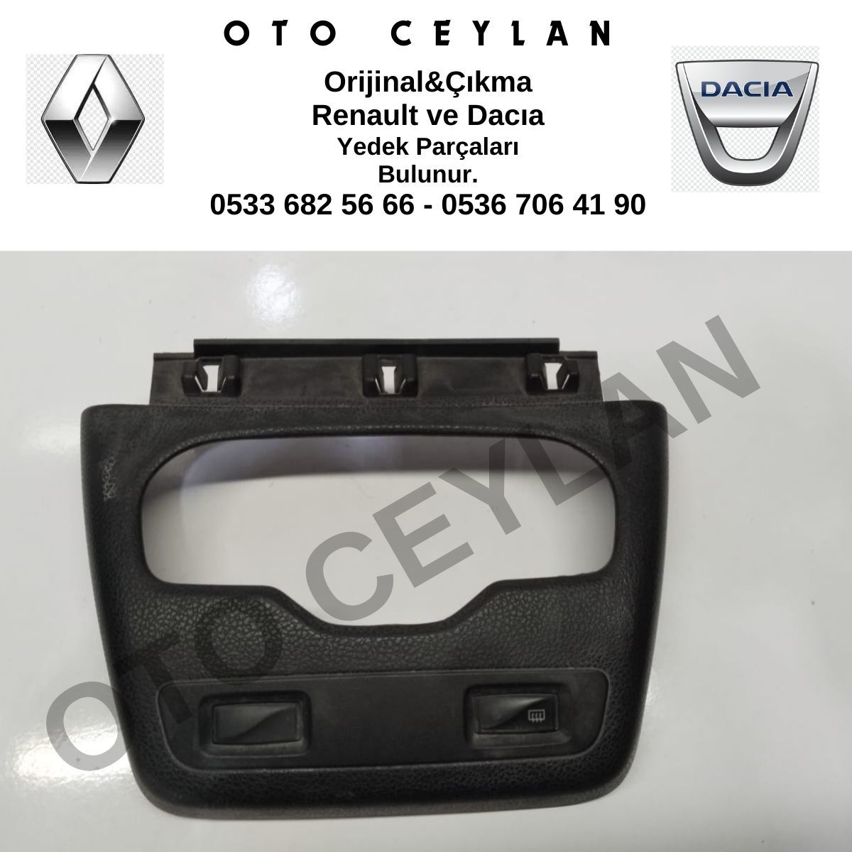 275009445R Lodgy Ön Orta Konsol Çıtası Orijinal Çıkma