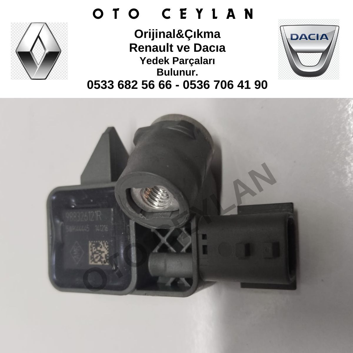 988320120R 988326121R Clio 4 Hava Yastığı Sağ Kaptör Orijinal Çıkma