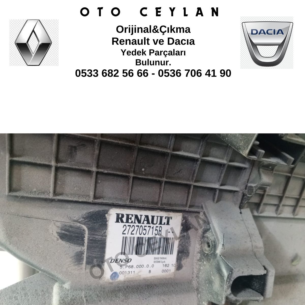 212705715R Kango 3 Gümbet Orijinal Çıkma