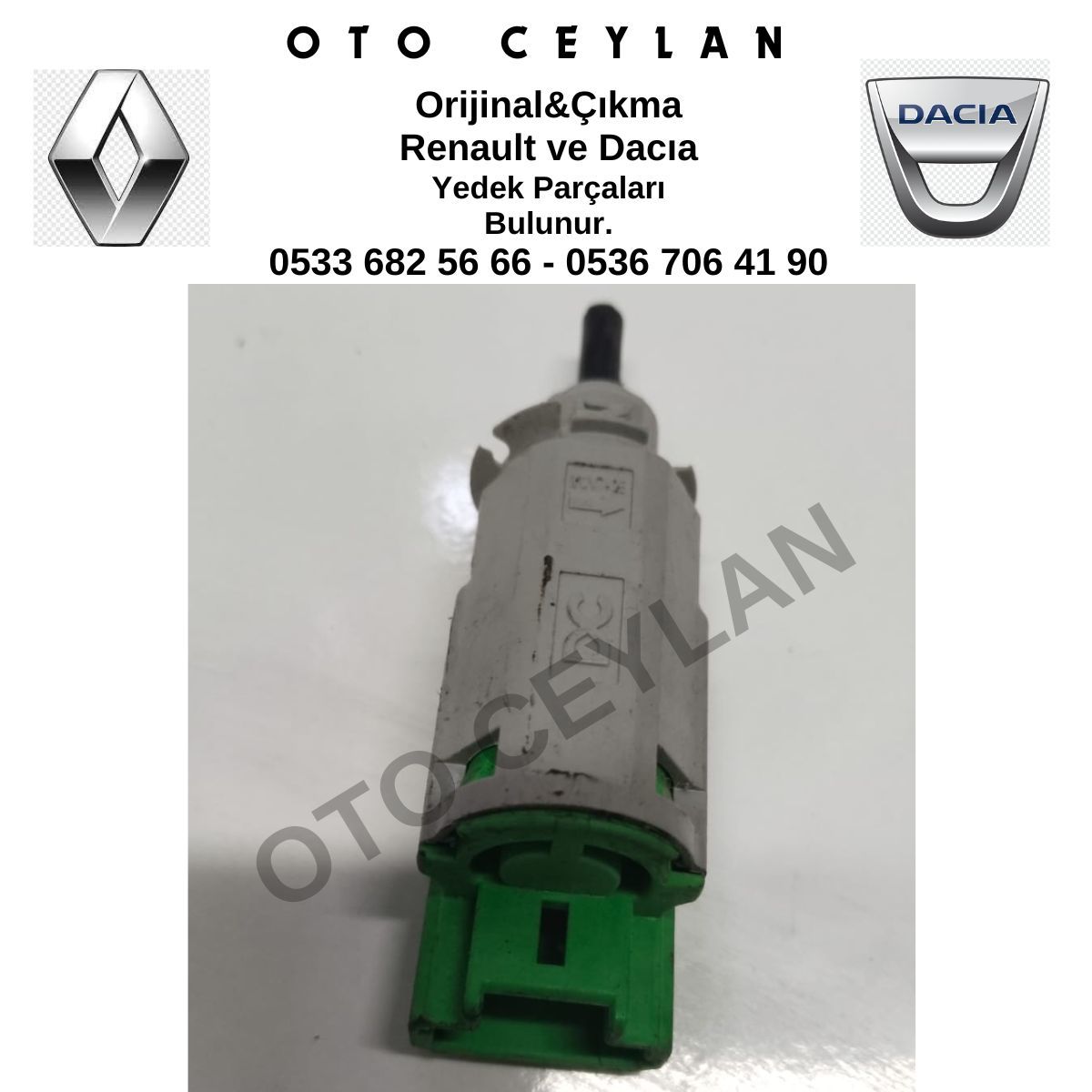 253206454R 253205824R Megane 4 Talisman Fren Pedal Müşürü Orijinal Çıkma