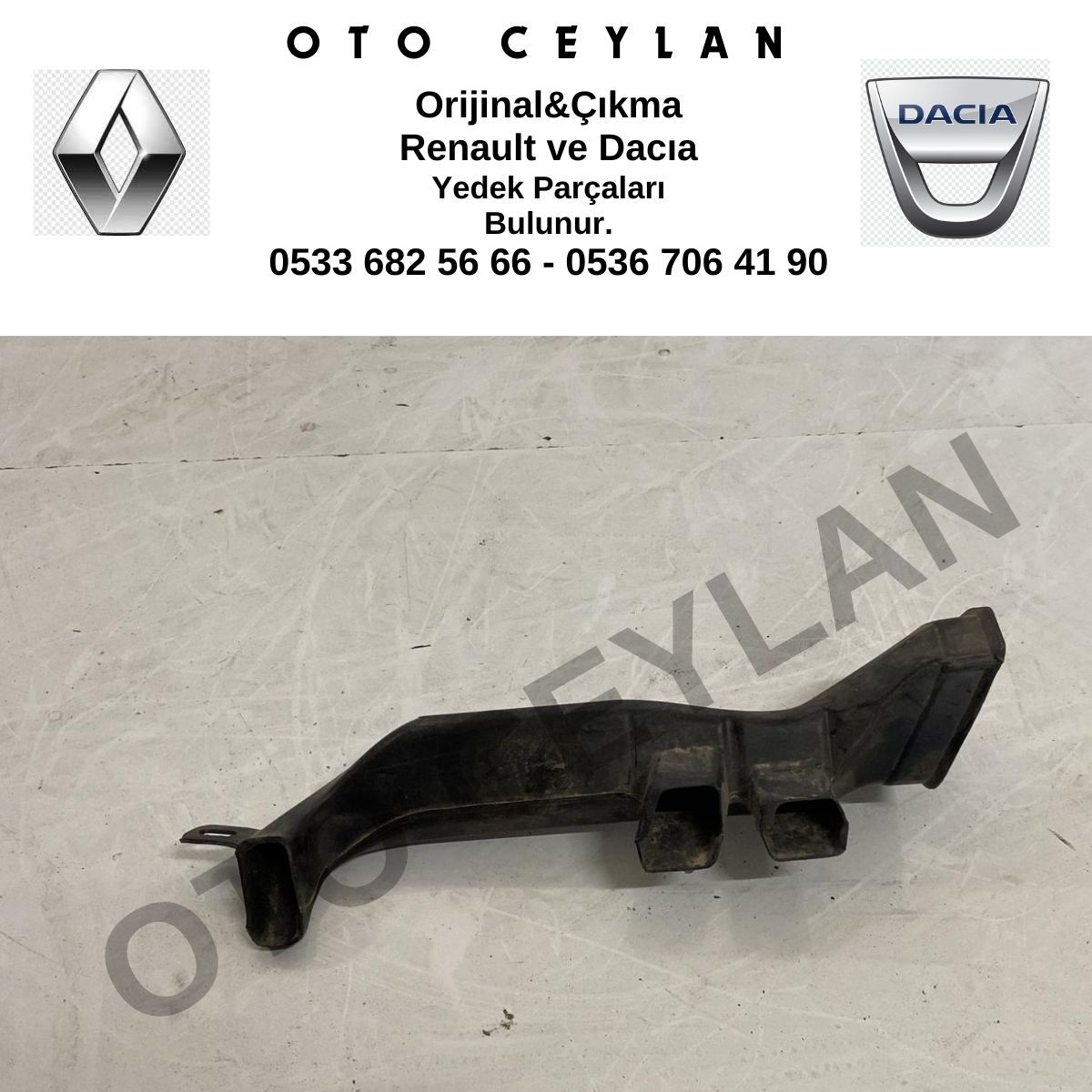 278330001R Megane 3 Kalorifer Borusu Orijinal Çıkma