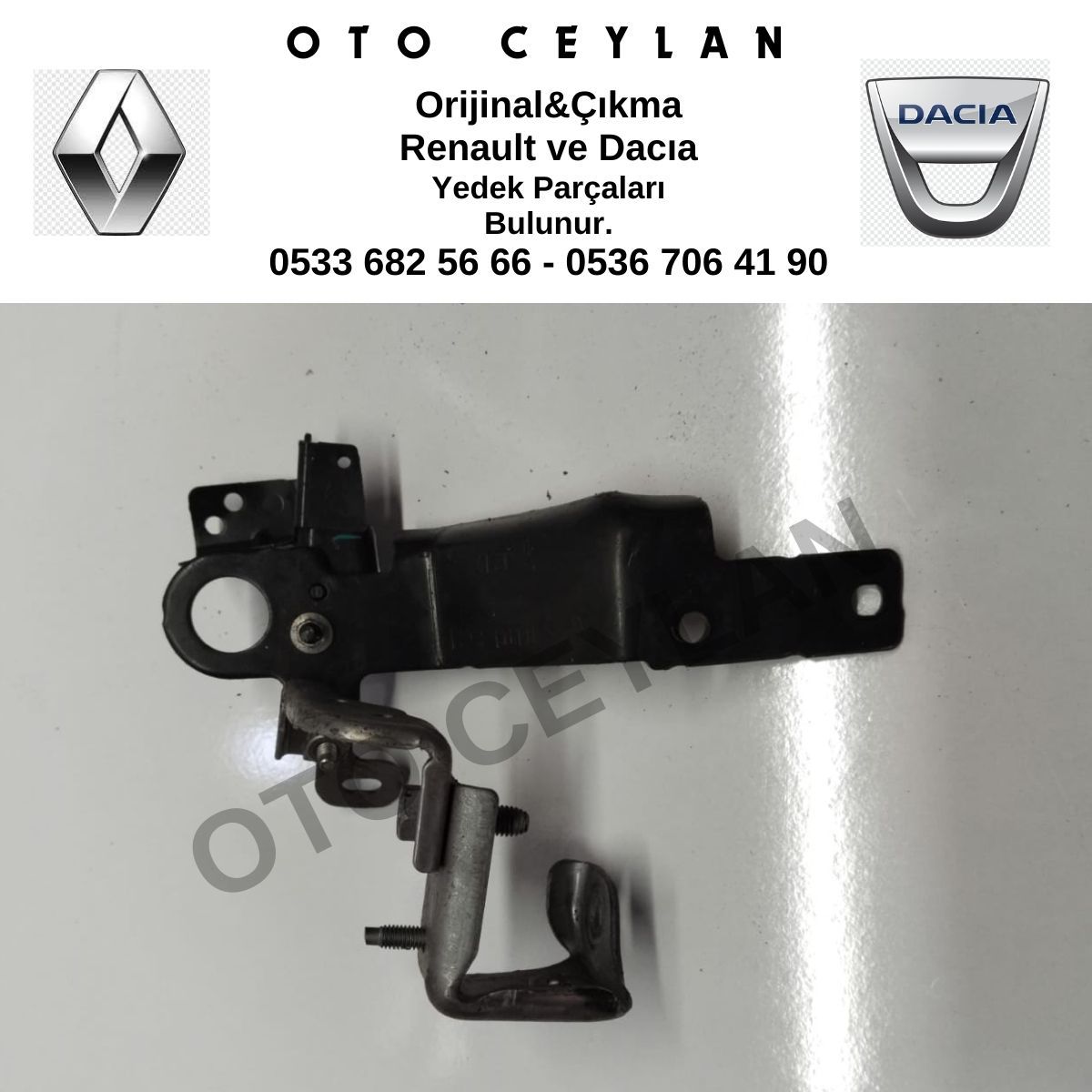 8201013534 Fluence Silindir Kapak Suportu K9K Orijinal Çıkma