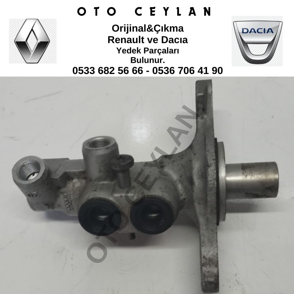 460111938R Clıo 4 Symbol Sandero 2 Fren Ana Merkez Çıkma Orijinal