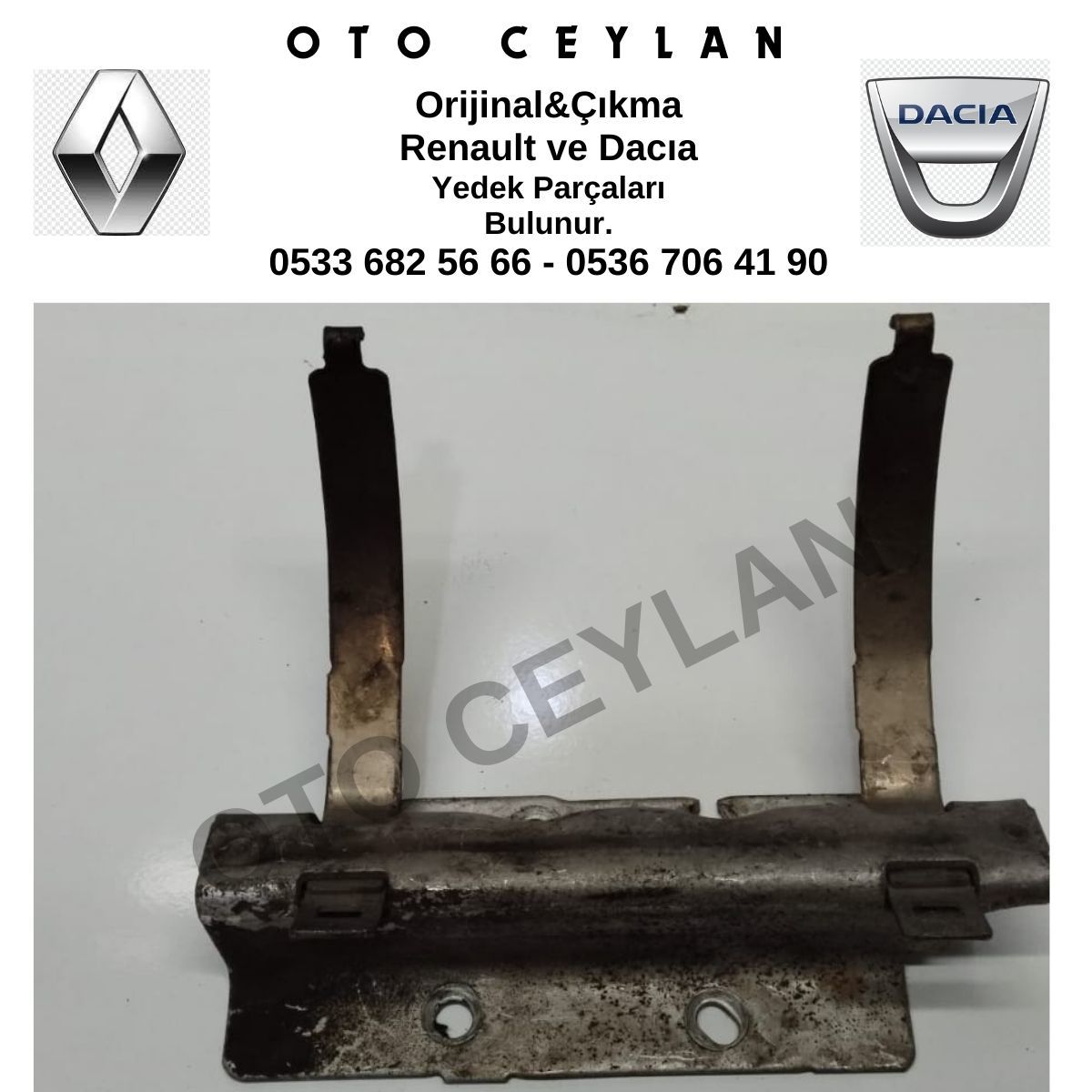 208180944R Captur Clio 4 Lodgy Dokker Katalizör Suportu Orijinal Çıkma