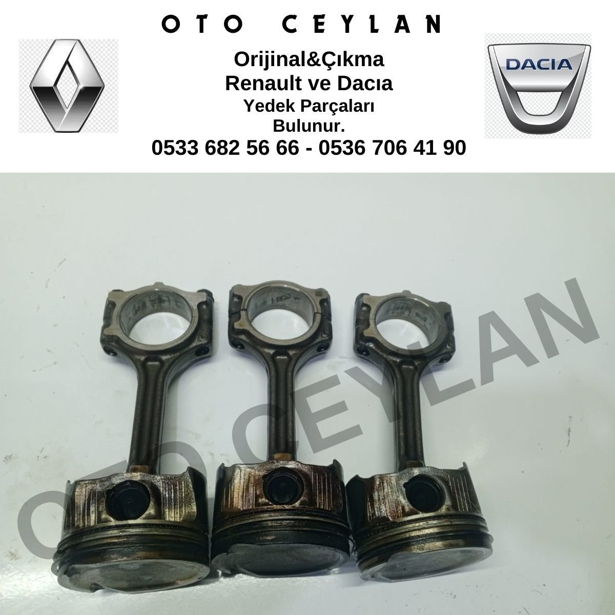 121003320R Clio 5 Duster 2 1.0 Tce Biyel Kolu Orijinal Çıkma