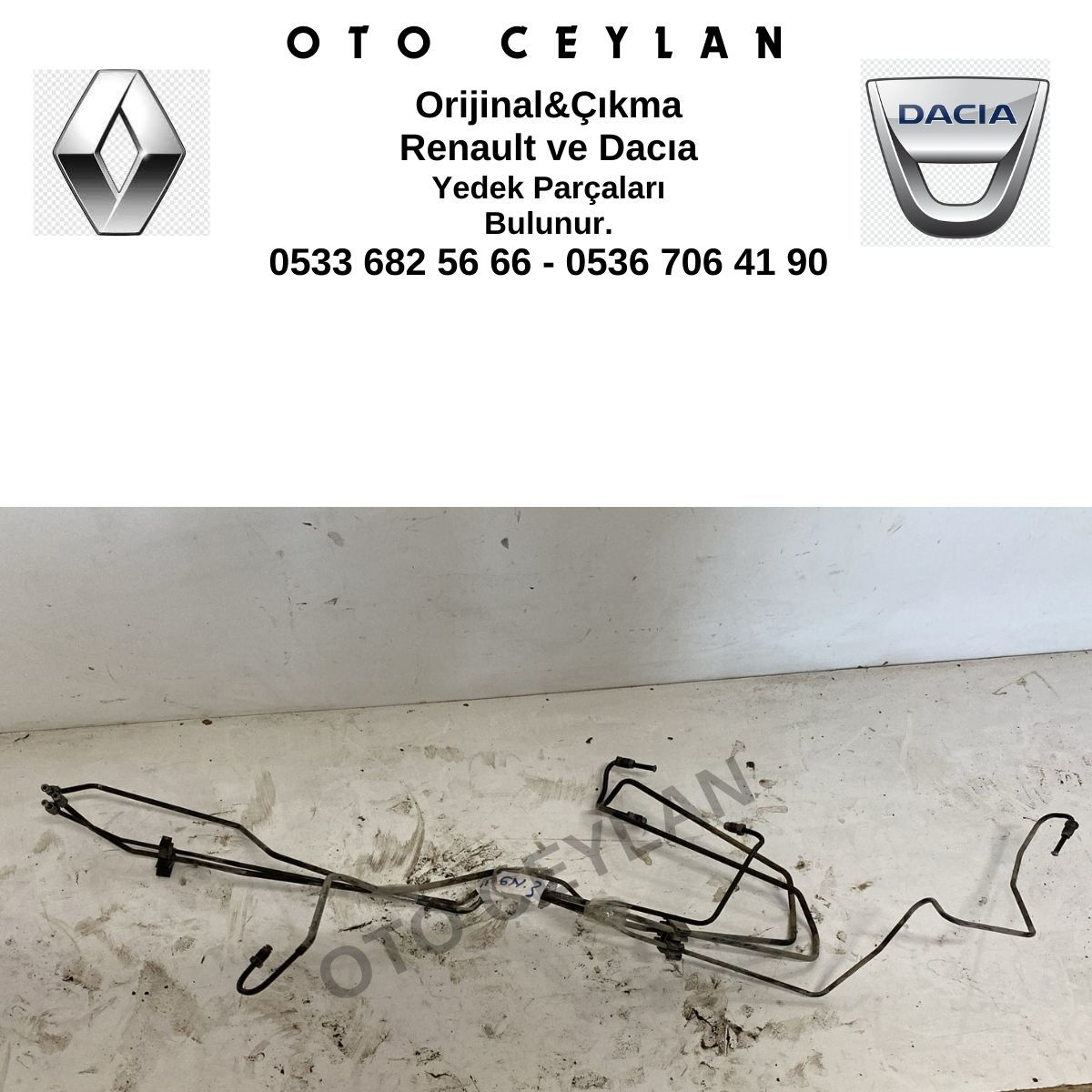 Megane 3 Fren Borusu Orijinal Çıkma