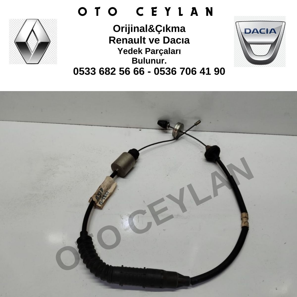 7700413205 Laguna 1 Debriyaj Teli Halatı 1.6 2.0 16V Sıfır Orijinal