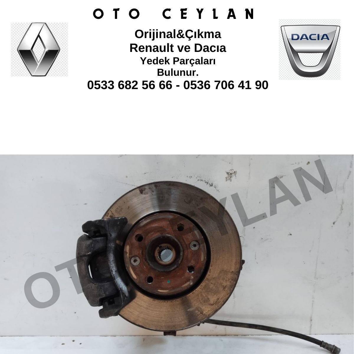 400141515R Sandero 3 Sağ Ön Aks Taşıyıcı Orijinal Çıkma