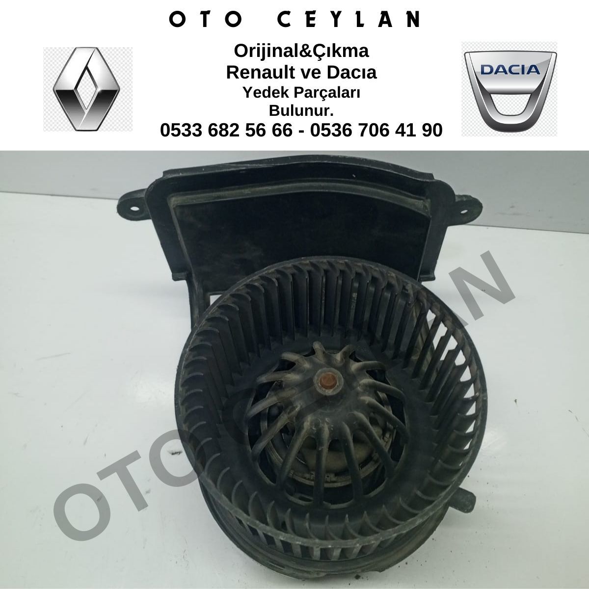 7701067032 Clio 2 Kalorifer Motoru Orijinal Çıkma