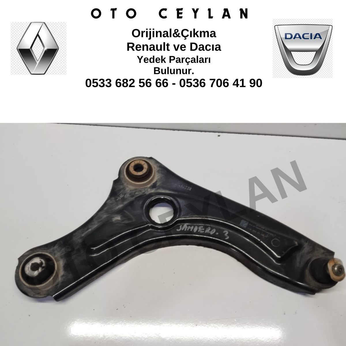 545041584R Sandero 3 Ön Sağ Salıncak Orijinal Çıkma