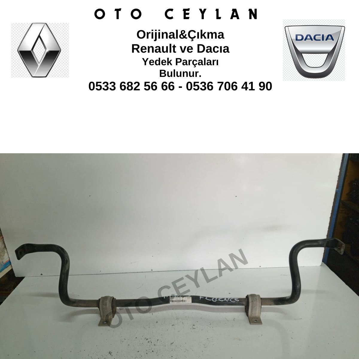 Megane 3 Fluence Viraj Demir Çubuğu Orijinal Çıkma