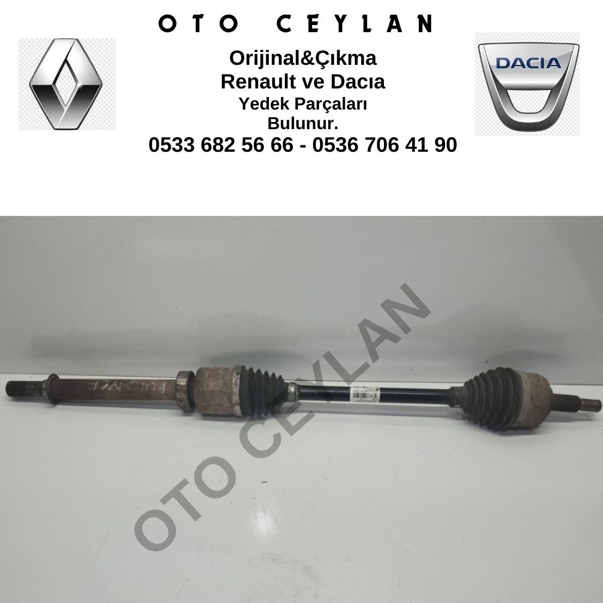 391005442R Fluence Sağ Ön Aks Orijinal Çıkma