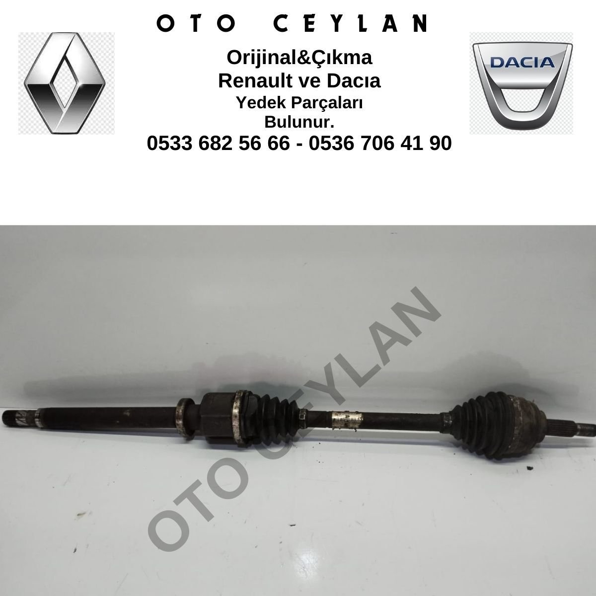 8200264665 Megane 2 Sağ Ön Aks Komple Orijinal Çıkma