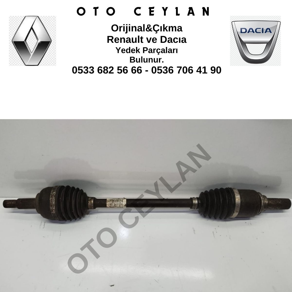 8200341698 Clio 3 Sol Ön Aks Orijinal Çıkma
